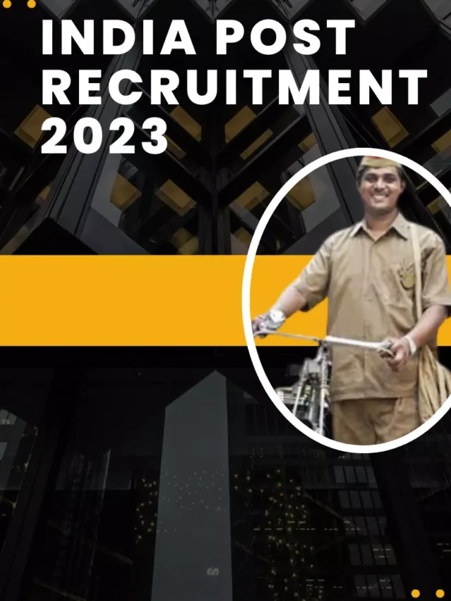 India Post Recruitment 2023 Apply Online